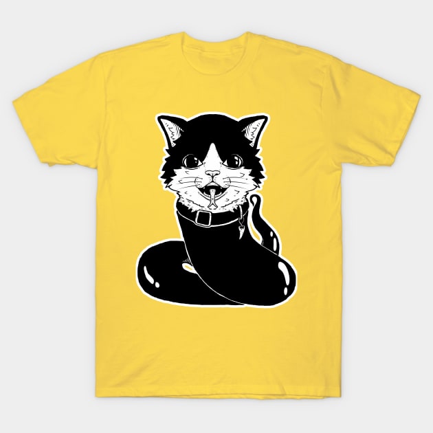 Catsnake | Hebineko T-Shirt by Freakdeath